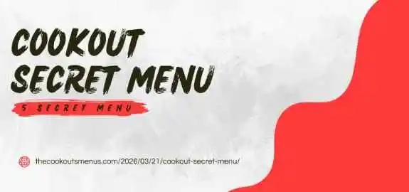 cookout secret menu