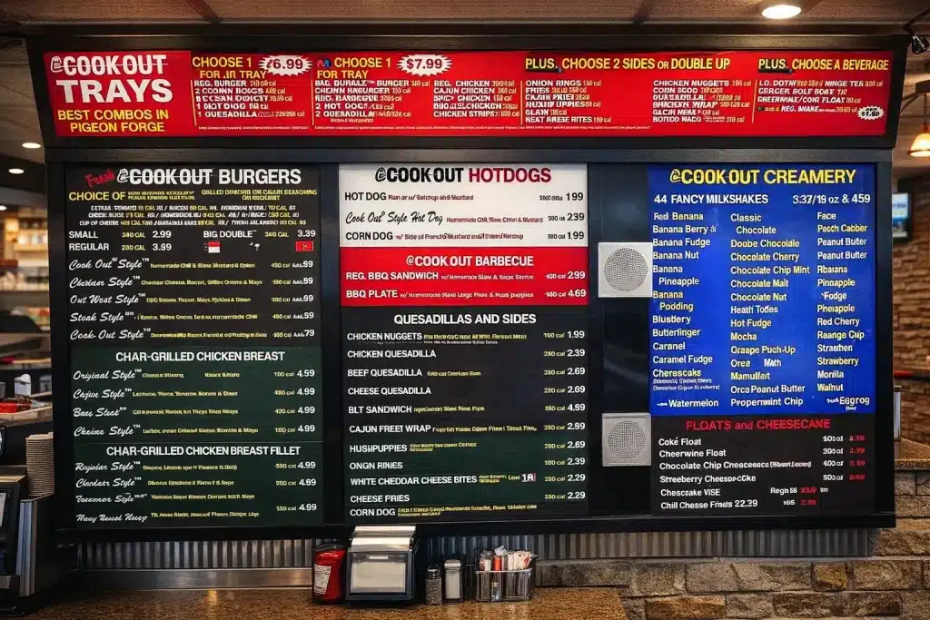 cookout menu