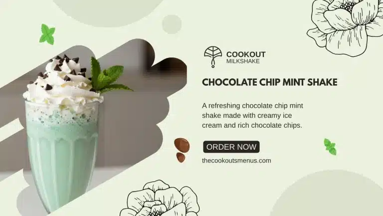 chocolate chip mint shake