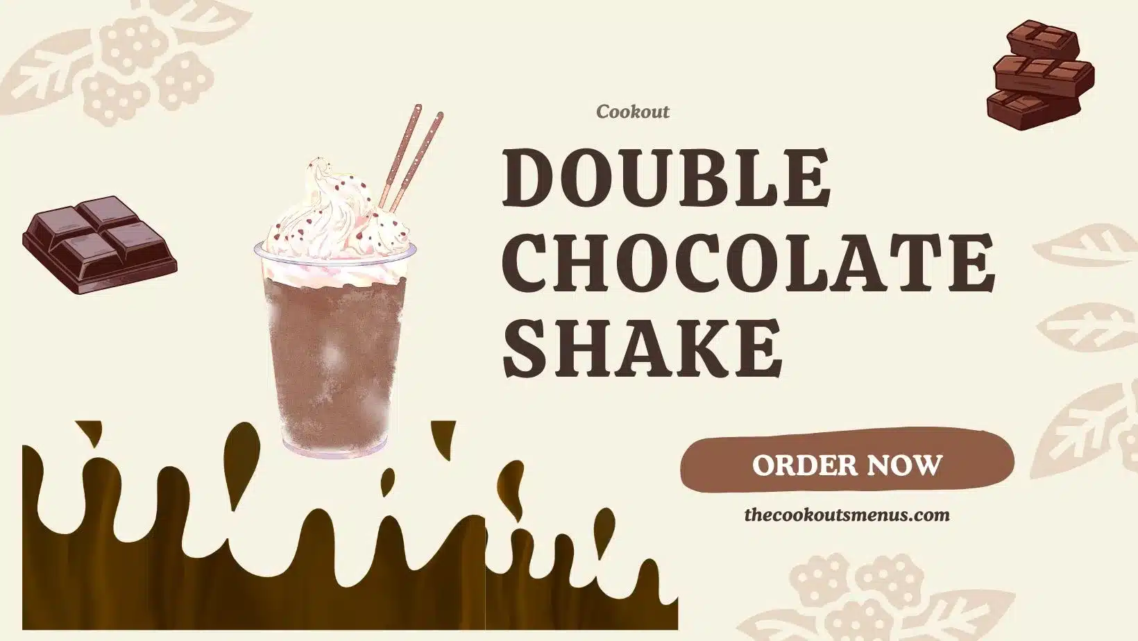 double chocolate shake